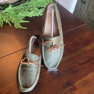 Polo Ralph Lauren Driving Shoe Olive Green Size 9.5